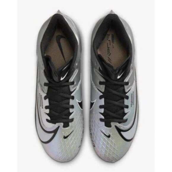 NIKE VAPOR EDGE ELITE 360 2 FOOTBALL CLEATS SILVER MEN\'S SIZES NEW main image 5